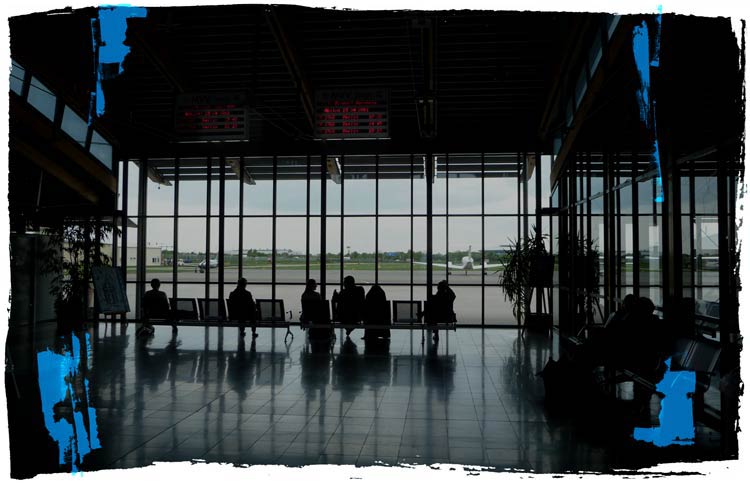Airport waiting room